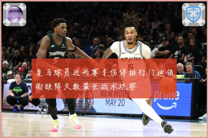 皇马球员近两赛季伤停排行门迪领衔缺阵天数最长战术观察
